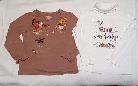 Biely rolák ovs a ružová blúzka c&a 122, 122–134