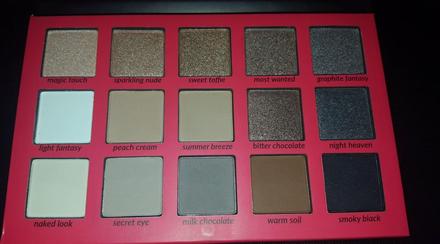 Krásne trblietavé očné tiene, 