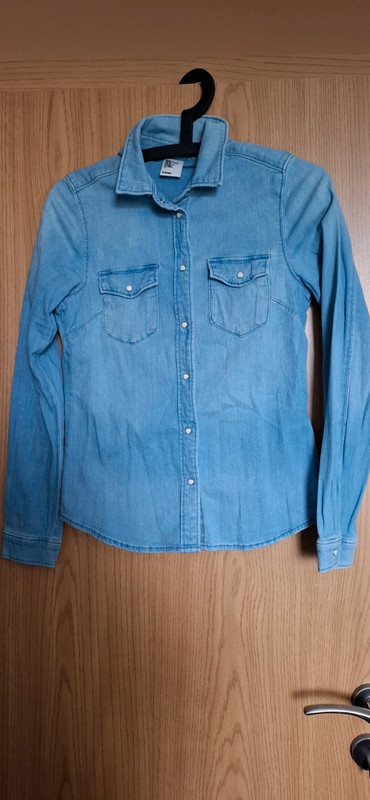 Košeľa rifľová s/m, s