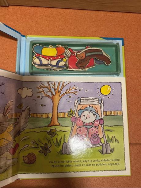 Kniha oblekni míšu s magnetkami, 