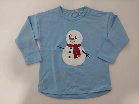 Tričko "snehuliak" zn.lindex veľ.86, lindex,86