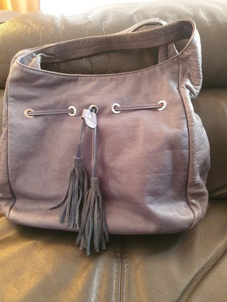 Talianska kožená kabelka,