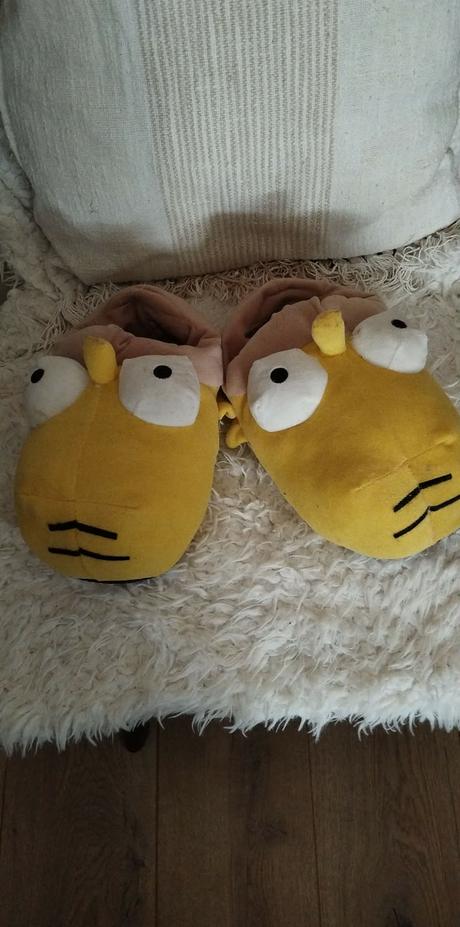 Plyšové papuče cartoon štýl (homer simpson), 