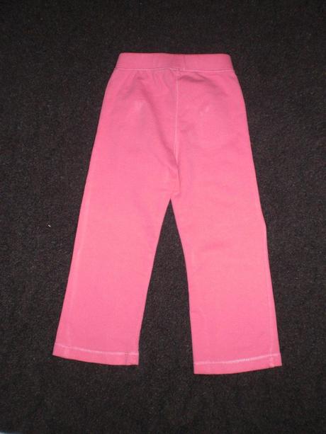 Ružové tepláčiky vel. 80/86 s minnie top stav, wolf,86