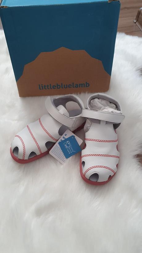 Nové barefoot sandalky litrle blue lamb, little blue lamb,30