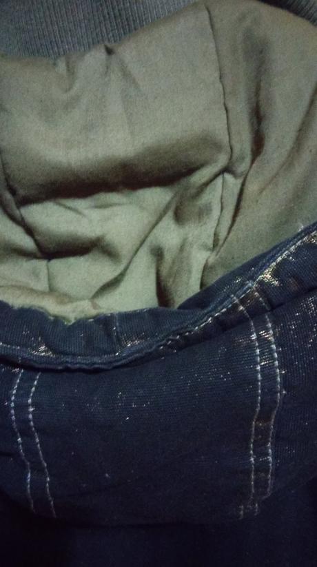 Zimná čiernozlatá bunda, m