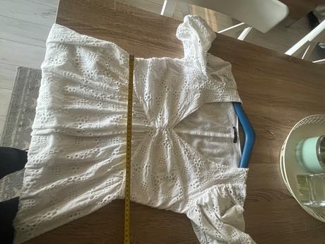 Romantické biele madeirové šaty zara, zara,s