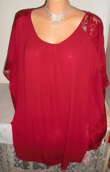 Body flirt motylia luxusna tunika, xl