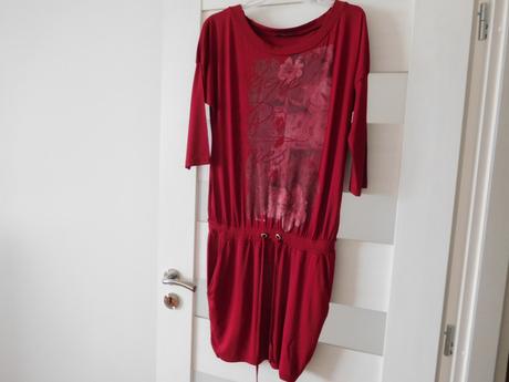 Šaty červené 38 v,, m