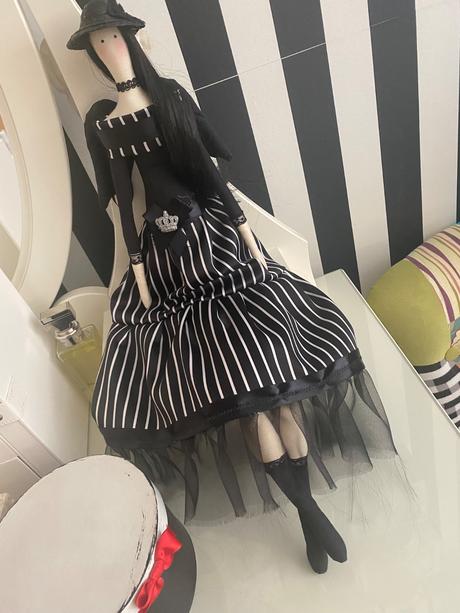 Tilda anjel dáma dekorativna bábika-63 cm, 