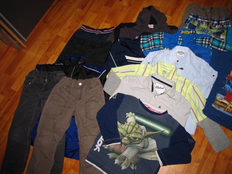 Balík oblečenia 116/122 pre chlapca, 104–116