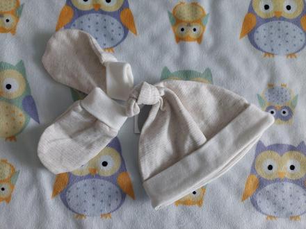 Súprava (čiapka + rukavičky) zn.mamas papas, mamas & papas,74