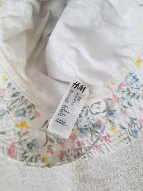 Kvietkovaný klobúčik h&m, č. 86, h&m,86