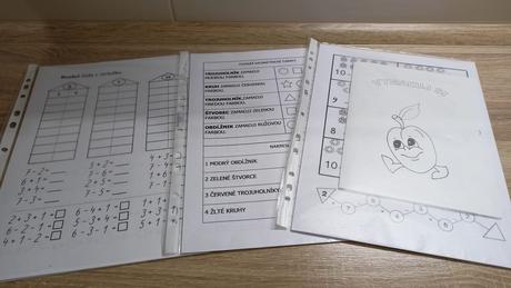 Pracovné listy na matematiku pre prvákov, 