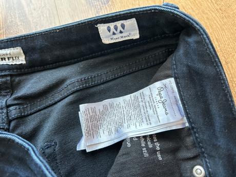 Malo nosene rifle skinny high waist, pepe jeans,28