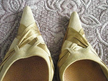 Celokožené sandále so stuhou veľ. 39.5, 40