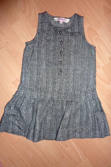 Girl2girl šaty sivé, málo nosené, v. 92-104, girl2girl,98