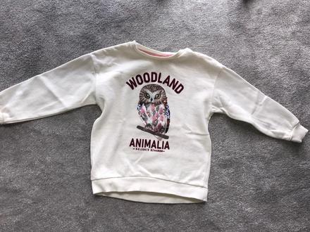 Mikina so sovou v. 110/116, h&m,110