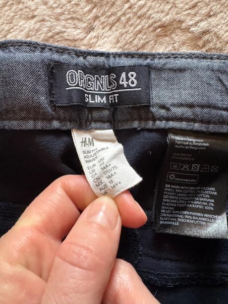 Chino nohavice, h&m,170