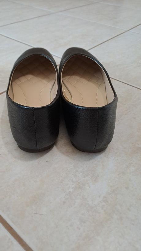 Čierne balerínky veľ.38, deichmann,38