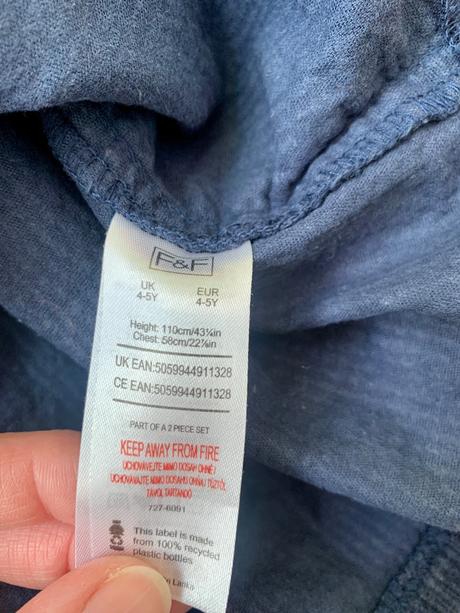 Mencestrove šaty, f&f,110