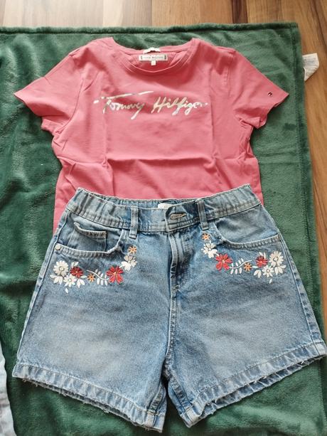 Šortky a tričko tommy hilfiger, 152
