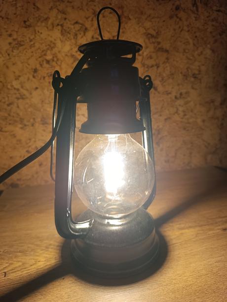 Retro chalupárska lampa, 