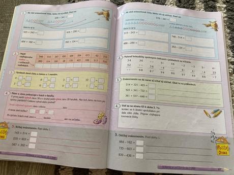 Matematika pre 3.ročník zš, 1. časť pracovný zošit, 