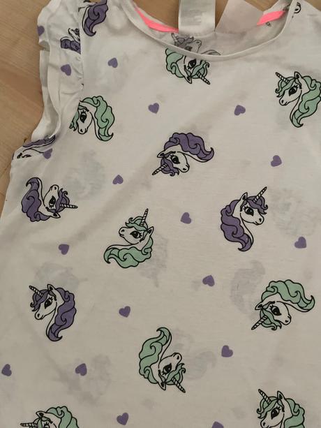 Nočná kosela unicorn 8-10 rokov, h&m,140