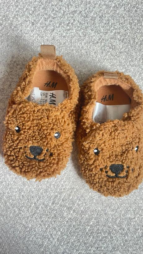 Detské papučky / capačky, h&m,18