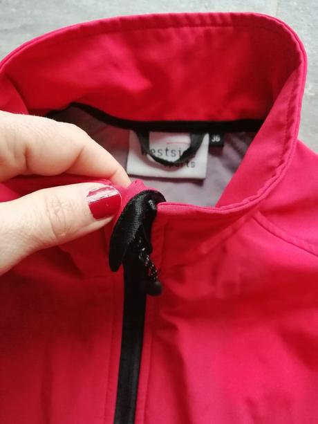 Softshell červená bunda westsidesports v36, 36
