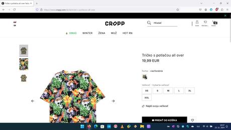 Tričko lebky, naruby, chucky, h&m,l / m