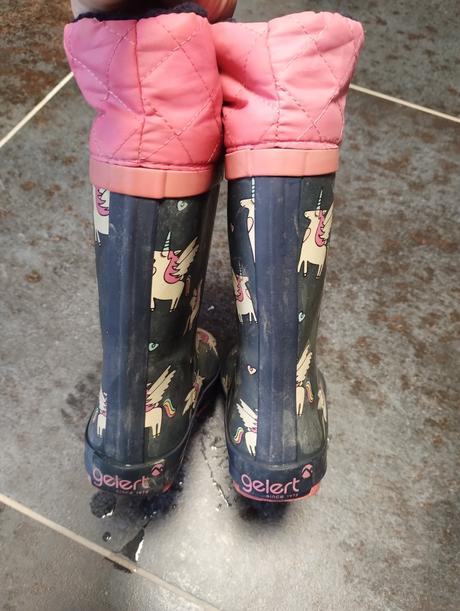 Dievčenské gumáky, gelert,28