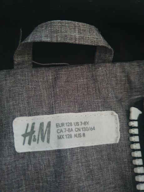 Predám sofshellovú bundu, h&m,128