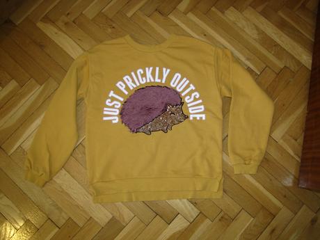 Mikina s ježkom, bershka,xs