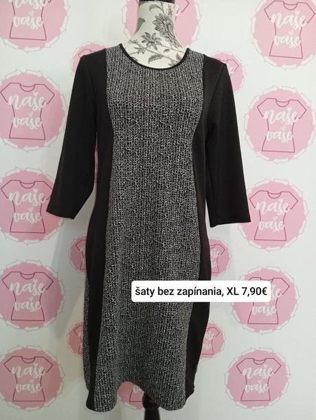 Šaty bez zapínania, xl