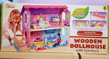 Veľký poschodový domček pre bábiky,