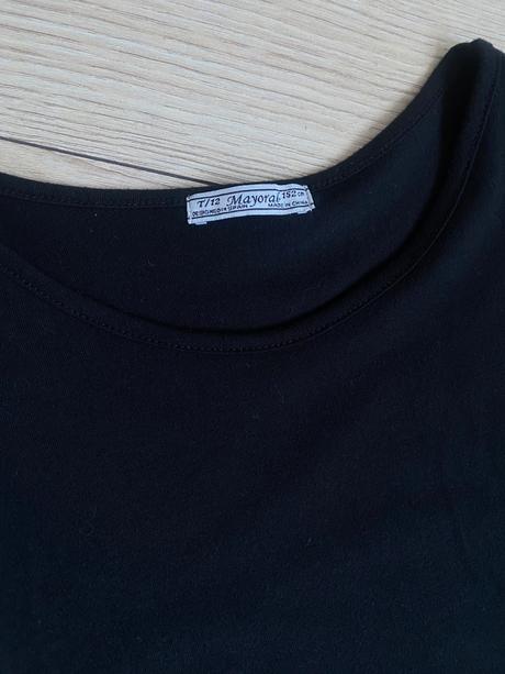 Cierne saty so skladanou suknou zn. mayoral, mayoral,152