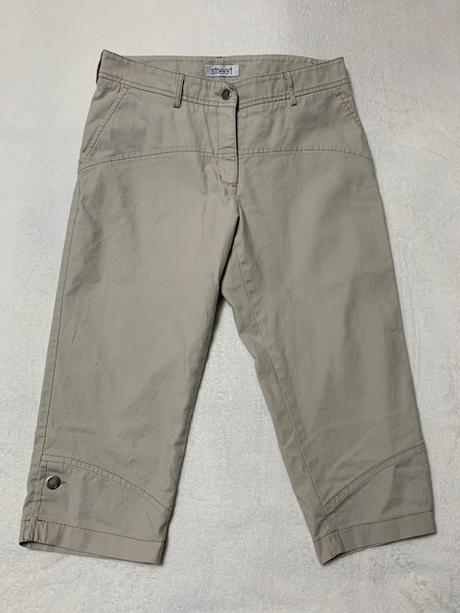 Béžové úzke bermudy, m