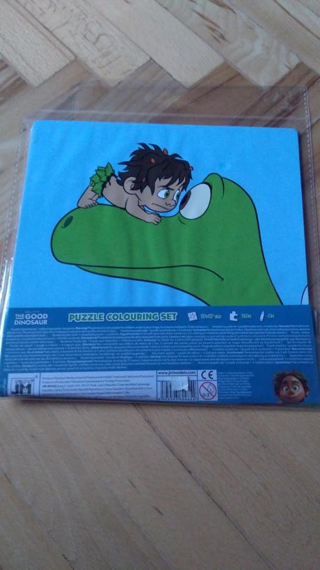 Dinosaurus puzzle s voskovkami, 