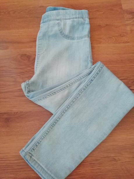 Nohavice riflové-legíny, veľkosť 134, f&f,134