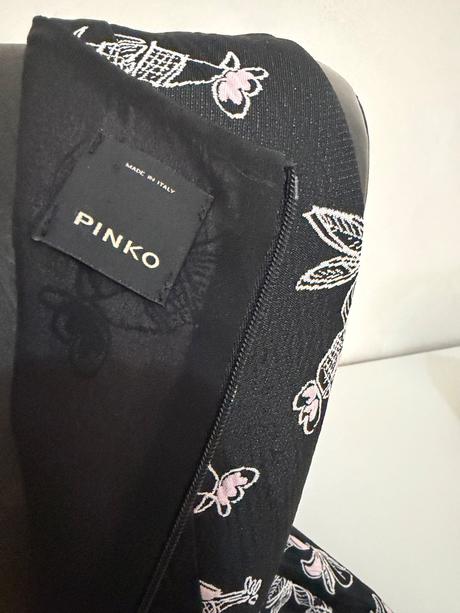 Pinko made in italy - dizajnové žakárové šaty, pinko,m