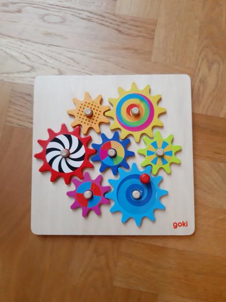 Goki hra drevené ozubené kolieska,
