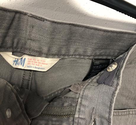 Kraťasy pružné chlapčenské h&m č.152, 11-12r, h&m,152