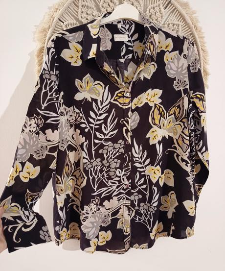 Tmavohnedá blúzka milano italy, xxl