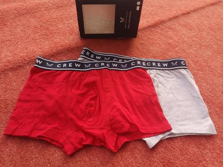 Crew clothing pánske boxerky 2ks veľkosť s, s