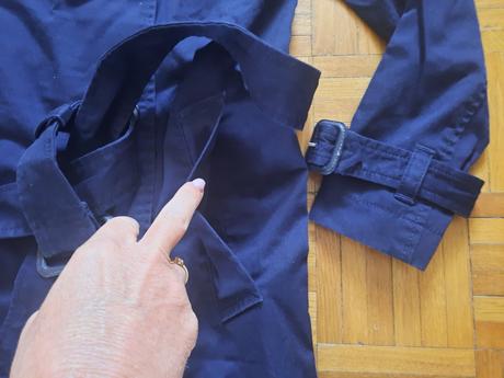 Dámsky dlhý trenčkot, gap,xs