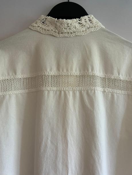Elegantná blúzka s čipkou zn.zara č.m/l, zara,m