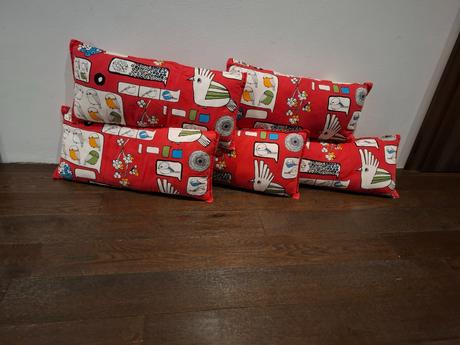 Vankúše ikea s vtáčikmi, 