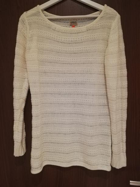 Biely sveter only, only,m